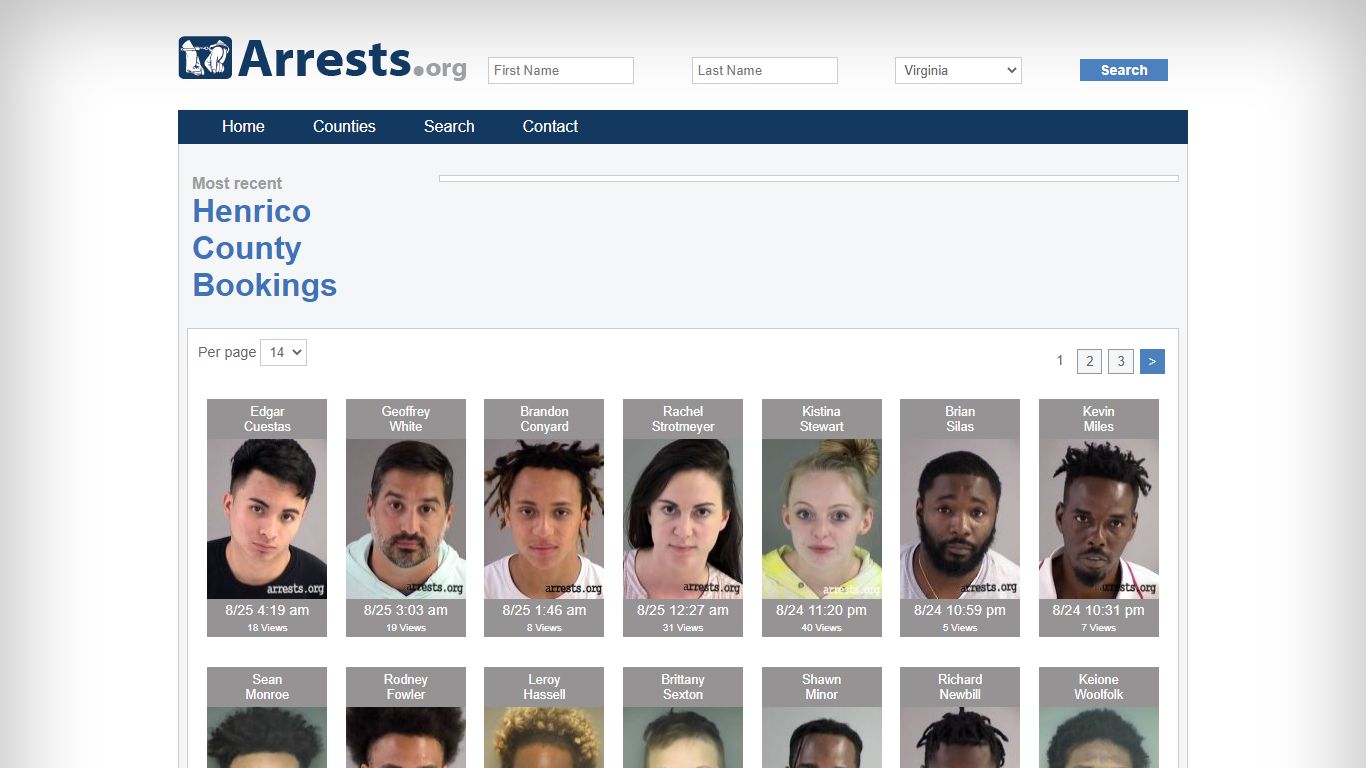 Henrico County Arrests and Inmate Search